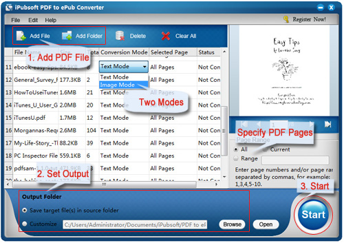 get ready to convert pdf to epub for ipod