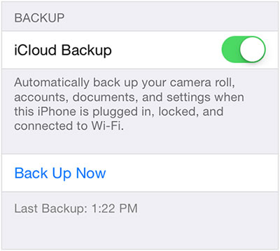 icloud backup