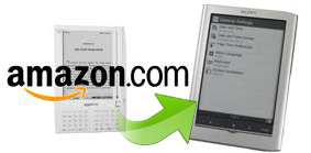 transfer books from kindle to sony reader