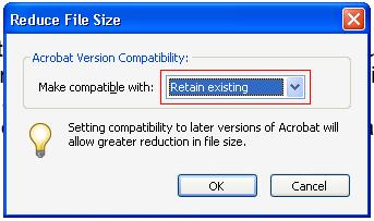 reduce pdf file size with adobe acrobat pro
