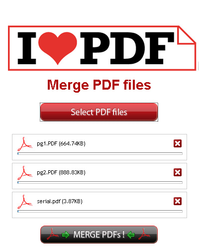 how to merge pdf files into one on mac with online ilovepdf service
