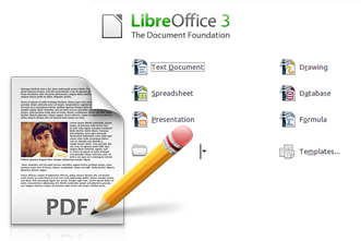 import pdf to libreoffice