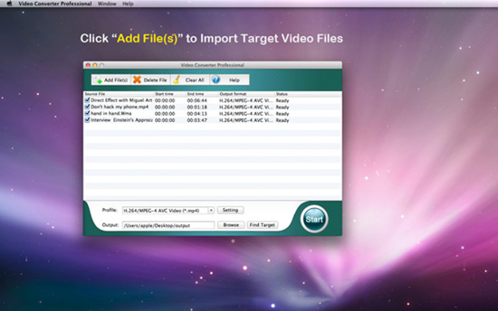 launch video converter for mac
